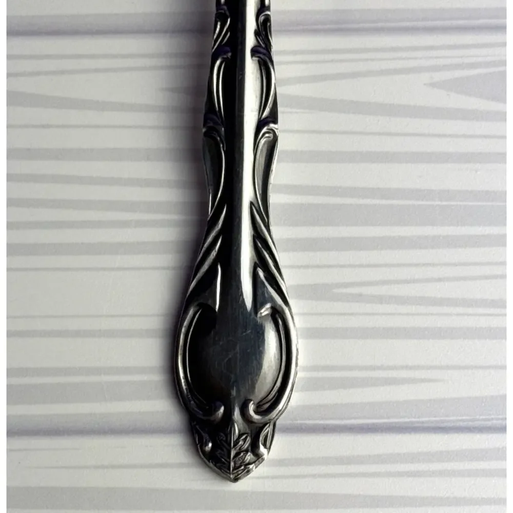 Vintage National Stainless Medford Serving Fork Cold Meat Flatware Japan MCM